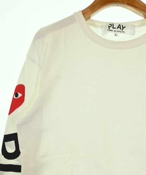 PLAY COMME des GARCONS（プレイコムデギャルソン）Tシャツ・カットソー 白 サイズ:L レディース/2200679716143