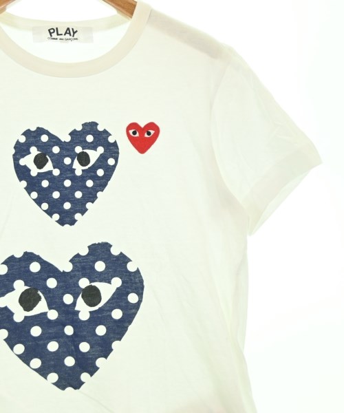 PLAY COMME des GARCONS（プレイコムデギャルソン）Tシャツ・カットソー 白 サイズ:L レディース/2200674091108