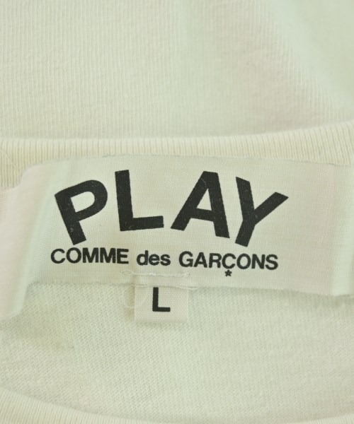 PLAY COMME des GARCONS（プレイコムデギャルソン）Tシャツ・カットソー 白 サイズ:L メンズ/2200680080059