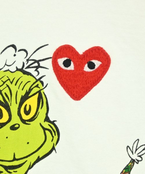 PLAY COMME des GARCONS（プレイコムデギャルソン）Tシャツ・カットソー 白 サイズ:S レディース/2200680669100