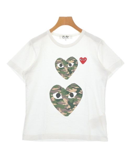 PLAY COMME des GARCONS(プレイコムデギャルソン)Tシャツ・カットソー 白 サイズ:L/2200680669117