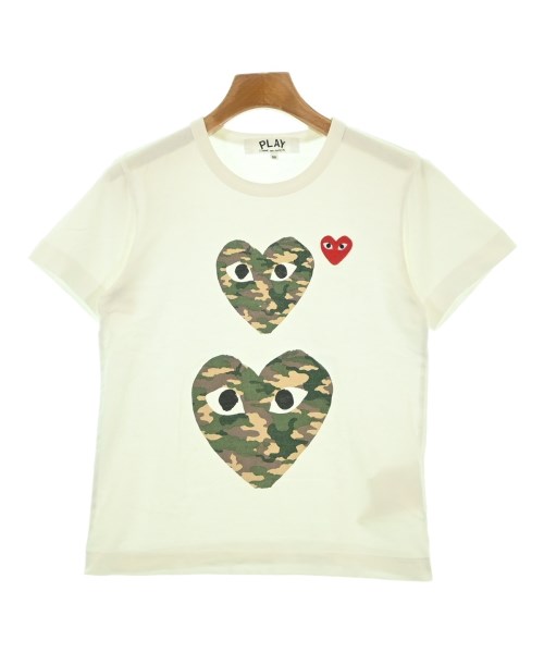 PLAY COMME des GARCONS(プレイコムデギャルソン)Tシャツ・カットソー 白 サイズ:M/2200680669124