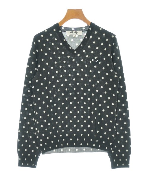 PLAY COMME des GARCONS(プレイコムデギャルソン)ニット・セーター 黒 サイズ:M/2200677287058