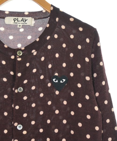PLAY COMME des GARCONS（プレイコムデギャルソン）カーディガン 茶 サイズ:M レディース/2200677287065