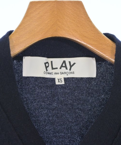 PLAY COMME des GARCONS（プレイコムデギャルソン）カーディガン 紺 サイズ:XS レディース/2200676700053