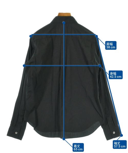BLACK COMME des GARCONS（ブラックコムデギャルソン）カジュアルシャツ 黒 サイズ:XS レディース/2200676710090