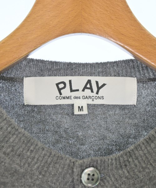 PLAY COMME des GARCONS（プレイコムデギャルソン）カーディガン グレー サイズ:M レディース/2200681359024