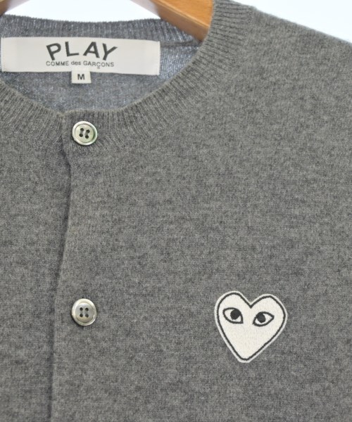 PLAY COMME des GARCONS（プレイコムデギャルソン）カーディガン グレー サイズ:M レディース/2200681359024