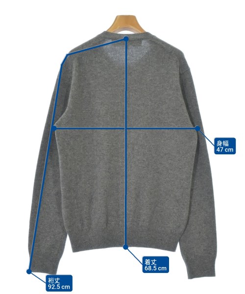 PLAY COMME des GARCONS（プレイコムデギャルソン）カーディガン グレー サイズ:M レディース/2200681359024