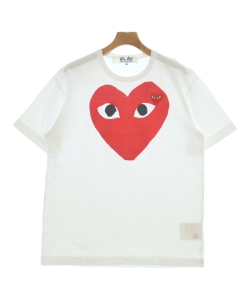 PLAY COMME des GARCONS(プレイコムデギャルソン)Tシャツ・カットソー 白 サイズ:XL/2200677527048