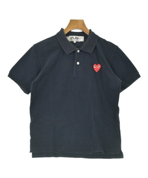 PLAY COMME des GARCONS(プレイコムデギャルソン)ポロシャツ 紺 サイズ:M/2200688970062