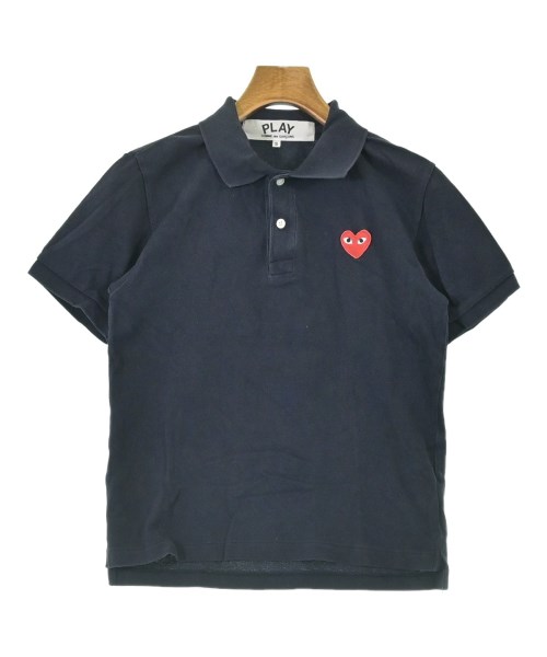 PLAY COMME des GARCONS(プレイコムデギャルソン)ポロシャツ 紺 サイズ:S/2200690900071