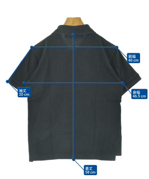 PLAY COMME des GARCONS（プレイコムデギャルソン）ポロシャツ 黒 サイズ:S メンズ/2200690900088