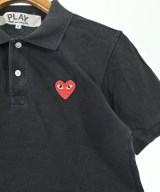 PLAY COMME des GARCONS（プレイコムデギャルソン）ポロシャツ 黒 サイズ:S メンズ/2200690900088
