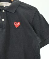 PLAY COMME des GARCONS（プレイコムデギャルソン）ポロシャツ 黒 サイズ:L メンズ/2200690900095