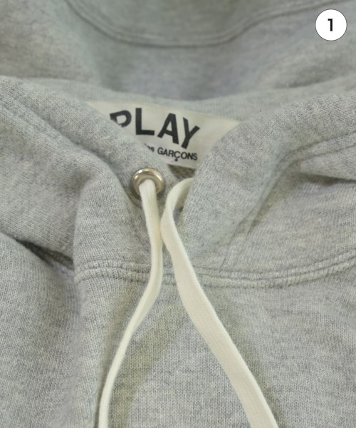 PLAY COMME des GARCONS（プレイコムデギャルソン）パーカー グレー サイズ:M レディース/2200690772012