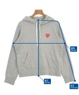 PLAY COMME des GARCONS（プレイコムデギャルソン）パーカー グレー サイズ:M レディース/2200690772012