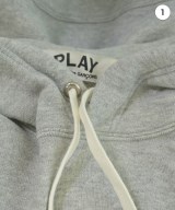 PLAY COMME des GARCONS（プレイコムデギャルソン）パーカー グレー サイズ:M レディース/2200690772012