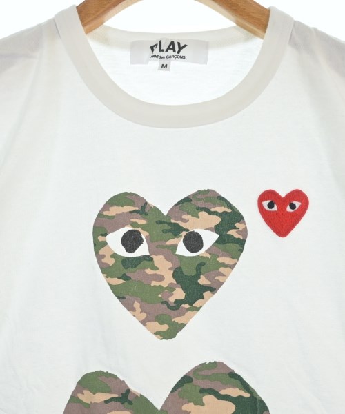 PLAY COMME des GARCONS（プレイコムデギャルソン）Tシャツ・カットソー 白 サイズ:M レディース/2200692691014