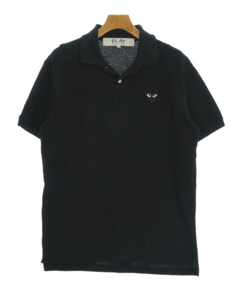 PLAY COMME des GARCONS(プレイコムデギャルソン)ポロシャツ 黒 サイズ:XL/2200689883071