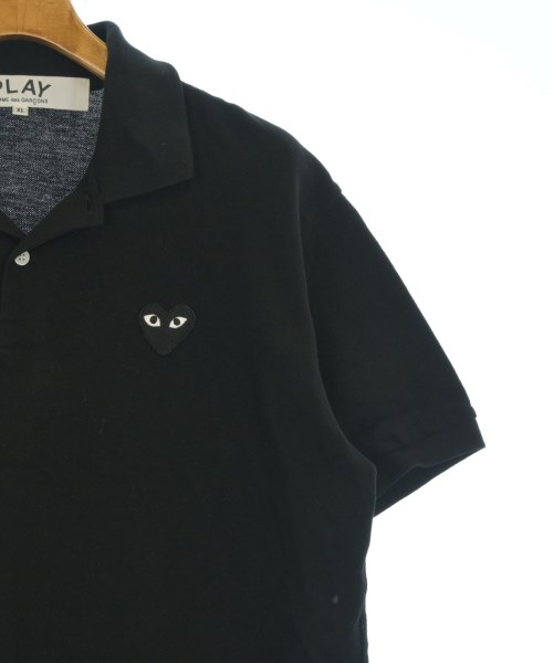 PLAY COMME des GARCONS（プレイコムデギャルソン）ポロシャツ 黒 サイズ:XL メンズ/2200689883071