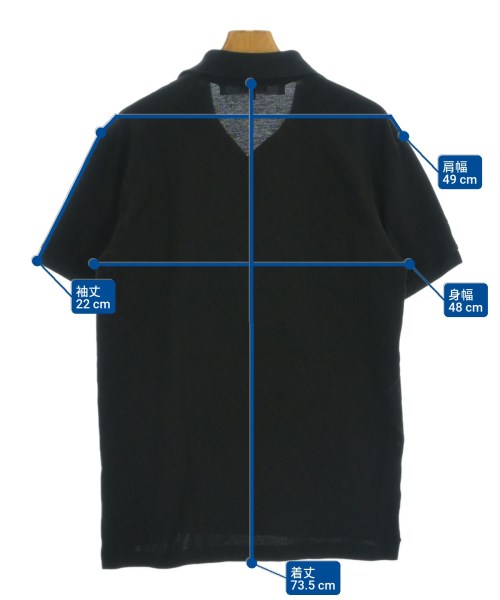 PLAY COMME des GARCONS（プレイコムデギャルソン）ポロシャツ 黒 サイズ:XL メンズ/2200689883071