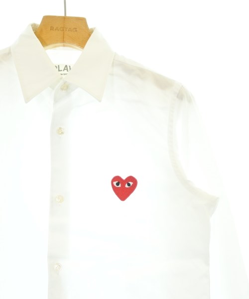 PLAY COMME des GARCONS（プレイコムデギャルソン）カジュアルシャツ 白 サイズ:M レディース/2200694426010