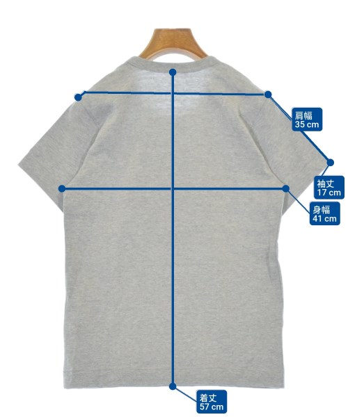PLAY COMME des GARCONS（プレイコムデギャルソン）Tシャツ・カットソー グレー サイズ:S レディース/2200690093056