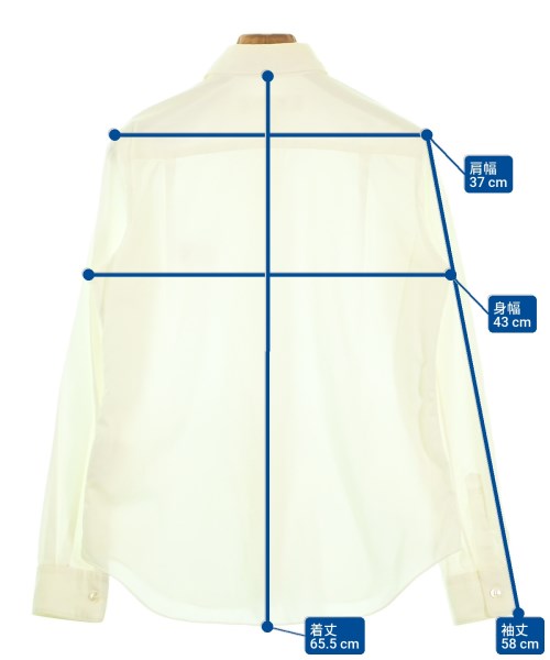PLAY COMME des GARCONS（プレイコムデギャルソン）カジュアルシャツ 白 サイズ:M レディース/2200688220082