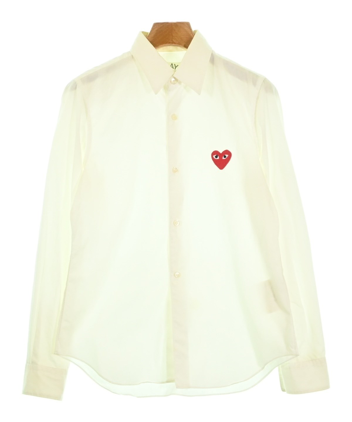 プレイコムデギャルソン　シャツ　Ｌ　美品 PLAY COMME des GARCONS（プレイコムデギャルソン）カジュアルシャツ
