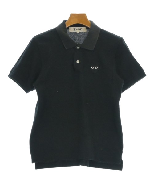 PLAY COMME des GARCONS(プレイコムデギャルソン)ポロシャツ 黒 サイズ:L/2200690918205