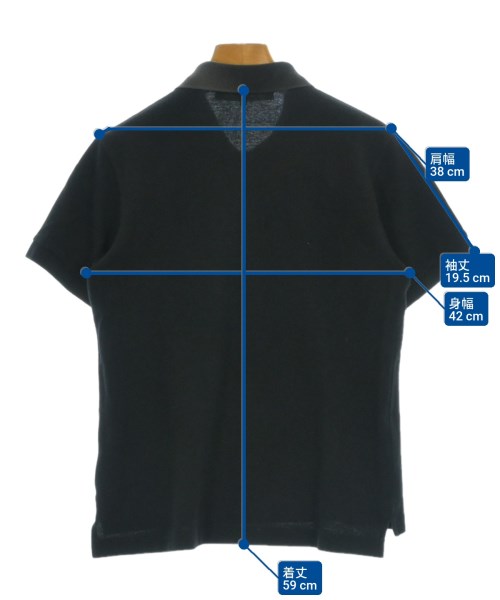 PLAY COMME des GARCONS（プレイコムデギャルソン）ポロシャツ 黒 サイズ:L レディース/2200690918205