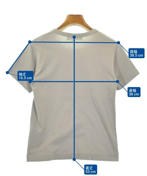 PLAY COMME des GARCONS（プレイコムデギャルソン）Tシャツ・カットソー グレー サイズ:S レディース/2200690918243
