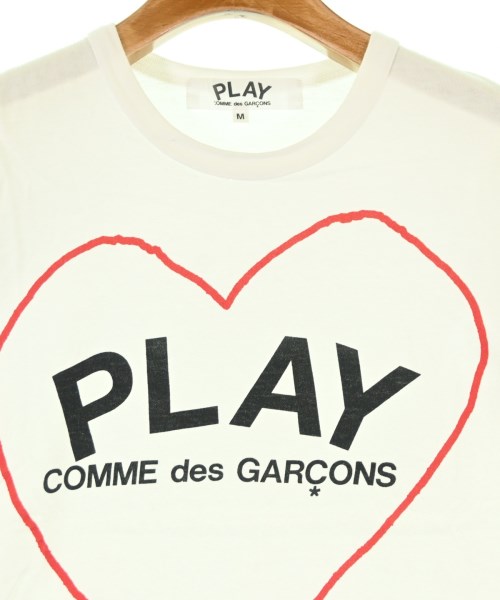 PLAY COMME des GARCONS（プレイコムデギャルソン）Tシャツ・カットソー 白 サイズ:M レディース/2200691771090