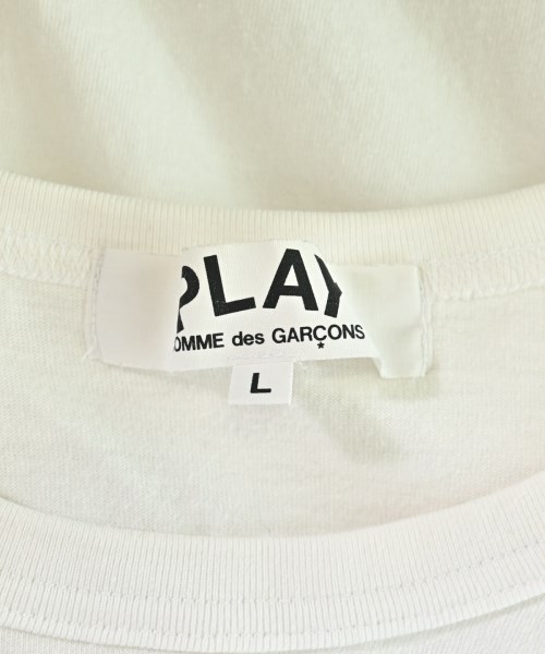 PLAY COMME des GARCONS（プレイコムデギャルソン）Tシャツ・カットソー 白 サイズ:L レディース/2200696675010