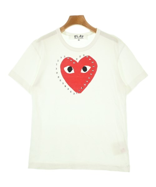 PLAY COMME des GARCONS(プレイコムデギャルソン)Tシャツ・カットソー 白 サイズ:M/2200694745012