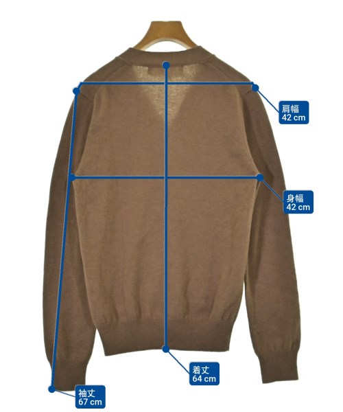 PLAY COMME des GARCONS（プレイコムデギャルソン）カーディガン 茶 サイズ:S レディース/2200696492020