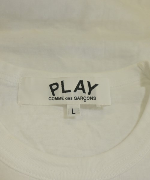 PLAY COMME des GARCONS（プレイコムデギャルソン）Tシャツ・カットソー 白 サイズ:L メンズ/2200696864018