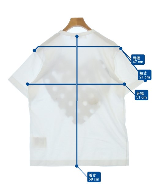 PLAY COMME des GARCONS（プレイコムデギャルソン）Tシャツ・カットソー 白 サイズ:L メンズ/2200696864018