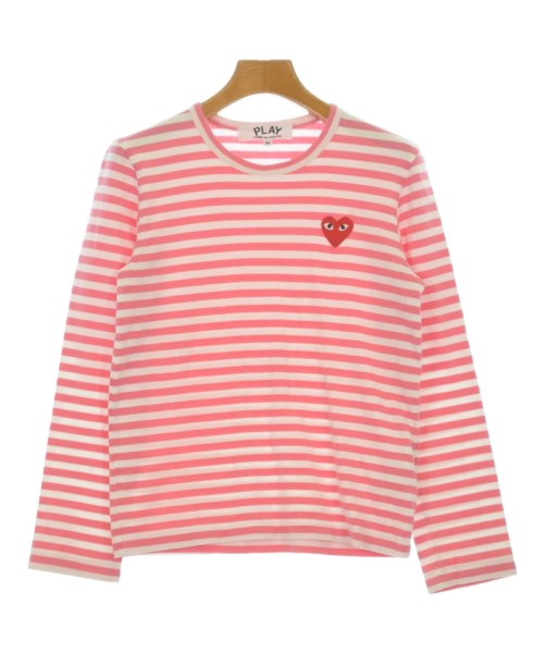 PLAY COMME des GARCONS(プレイコムデギャルソン)Tシャツ・カットソー ピンク サイズ:M/2200694627059