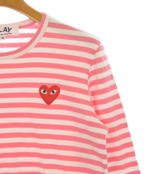 PLAY COMME des GARCONS（プレイコムデギャルソン）Tシャツ・カットソー ピンク サイズ:M レディース/2200694627059