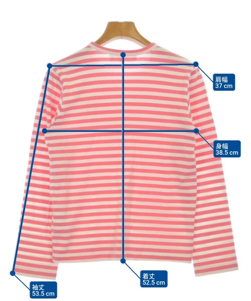 PLAY COMME des GARCONS（プレイコムデギャルソン）Tシャツ・カットソー ピンク サイズ:M レディース/2200694627059