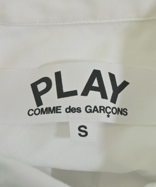 PLAY COMME des GARCONS（プレイコムデギャルソン）カジュアルシャツ 白 サイズ:S レディース/2200698067028