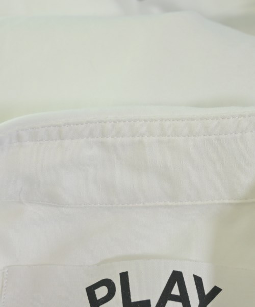 PLAY COMME des GARCONS（プレイコムデギャルソン）カジュアルシャツ 白 サイズ:S レディース/2200698067028