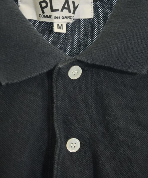 PLAY COMME des GARCONS（プレイコムデギャルソン）ポロシャツ 黒 サイズ:M メンズ/2200698202061