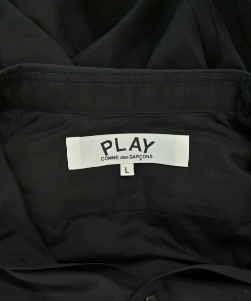 PLAY COMME des GARCONS（プレイコムデギャルソン）カジュアルシャツ 黒 サイズ:L メンズ/2200698275010