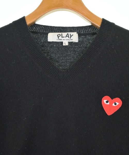 PLAY COMME des GARCONS（プレイコムデギャルソン）ニット・セーター 黒 サイズ:L レディース/2200698634046