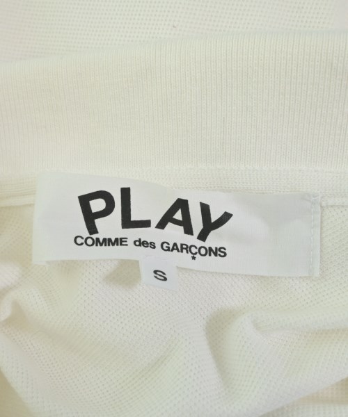 PLAY COMME des GARCONS（プレイコムデギャルソン）ポロシャツ 白 サイズ:S レディース/2200698747043