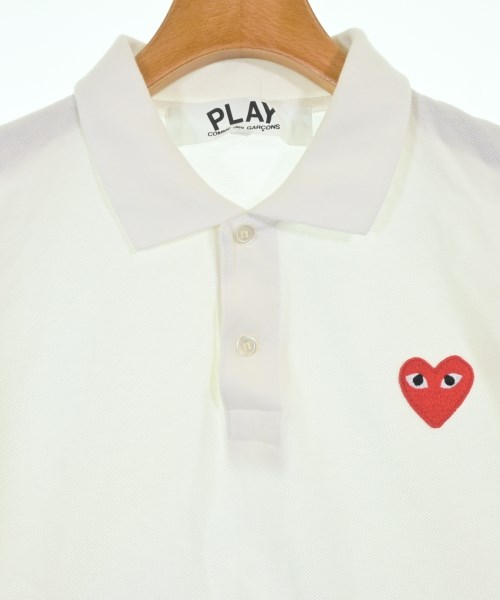 PLAY COMME des GARCONS（プレイコムデギャルソン）ポロシャツ 白 サイズ:S レディース/2200698747043