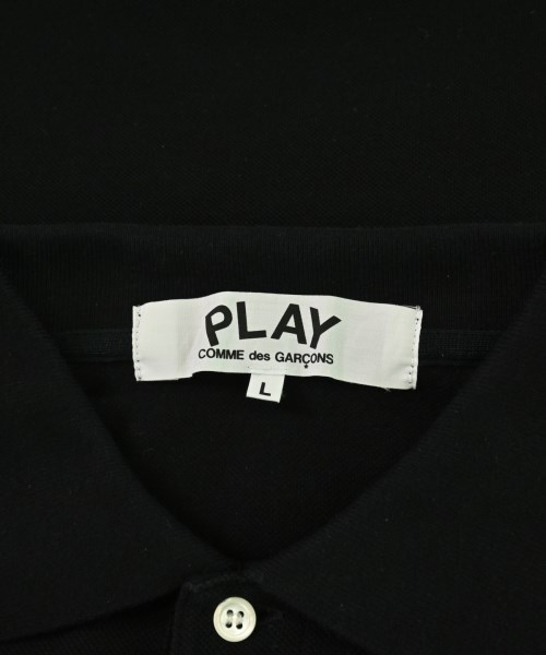 PLAY COMME des GARCONS（プレイコムデギャルソン）ポロシャツ 黒 サイズ:L メンズ/2200699141055